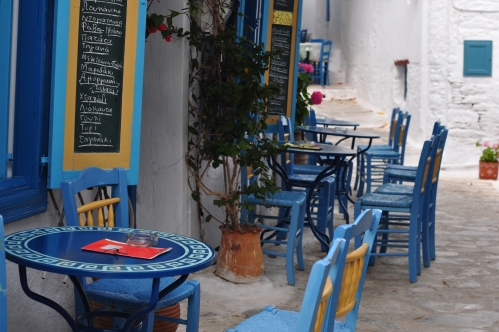 Cafè in Santorini